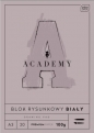 Blok rysunkowy: A3 - Academy, 20k 100g