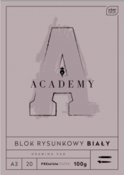 Blok rysunkowy A3 Academy 20k 100g
