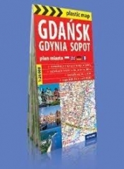 Gdańsk Gdynia Sopot 1:26 000 plan miasta foliowany - Opracowanie zbiorowe