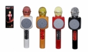 Mikrofon bluetooth światło i dźwięk