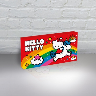 Podświetlany Obraz Rainbow Hello Kitty