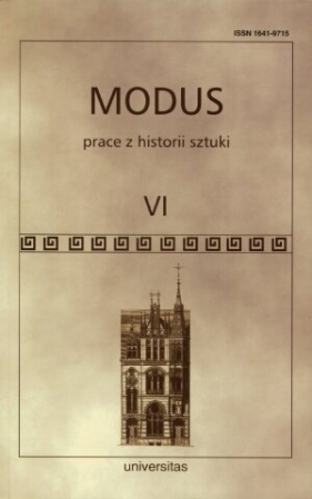 Modus. Prace z historii sztuki t. VI - Opracowanie zbiorowe