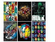 Zeszyt A5 w kratkę 54 kartki Avengers 10 sztuk mix