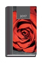 Terminarz 2017 Kolor tygodniowy - róża