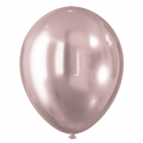 Balon gumowy Arpex efekt chromu - niebieskie mix 300 mm (K2718)