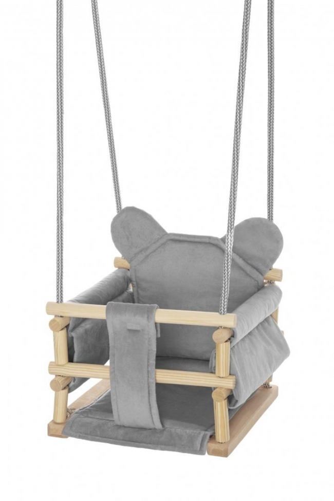 <img src='https://webimage.pl/pics/718/3/d5905914003718.jpg' style='height:440px' /> Huśtawka welurowa Miś szara