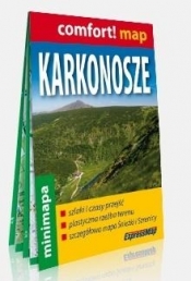 Comfort!map Karkonosze 1:90 000 mapa mini 2018 - Opracowanie zbiorowe