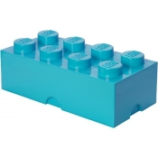 Pojemnik klocek LEGO® Brick 8 - Lazurowy (40041743) (Uszkodzone opakowanie)