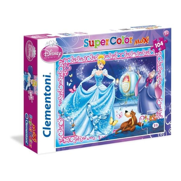 Puzzle 104 maxi supercolor: Cinderella (23671)