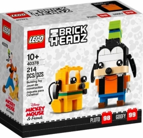 Klocki BrickHeadz 40378 Goofy i Pluto (40378)