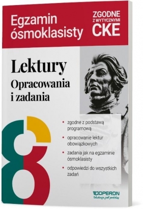 Lektury na egzaminie ósmoklasisty. Opracowania... - Opracowanie zbiorowe