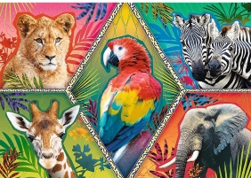 Trefl, Puzzle 1000: Animal Planet - Egzotyczne zwierzęta (10671)