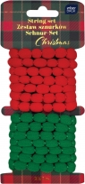  Zestaw sznurków ozdobnych 2x1 m - Christmas
