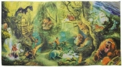 Mata dywan koc na podłogę Dżungla 108cmx58cm