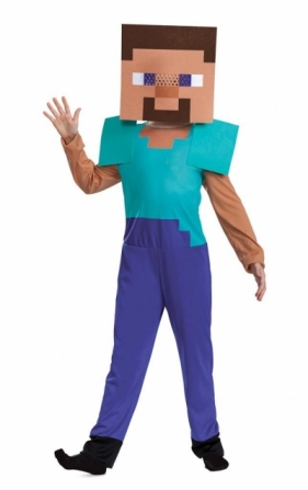 Stój dziecięcy Minecraft Steve rozmiar M