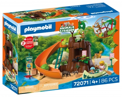<img src='https://webimage.pl/pics/719/0/d4008789720719.jpg' style='height:440px' /> Playmobil Zoo Przygoda w dżungli 72071
