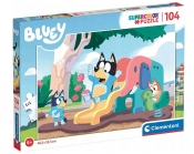 Clementoni, Puzzle Super Kolor 104: Bluey II (27171)