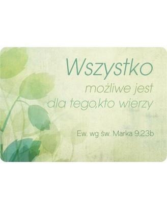 Magnes na lodówkę SZMG/0029 Wszystko jest możliwe...