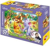 Puzzle dwustronne maxi Kubuś i Hefalumpy 108