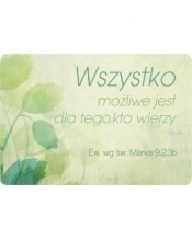 Magnes na lodówkę SZMG/0029 Wszystko jest możliwe...