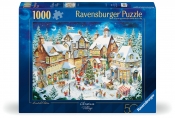 Ravensburger, Puzzle 1000: Białe święta (50 urodziny)