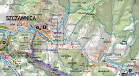 Pieniny i Gorce laminowany map&guide 2w1: przewodnik i mapa - Malwina Flaczyńska, Artur Flaczyński