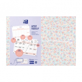 Planer tygodniowy Oxford Floral A4/60k