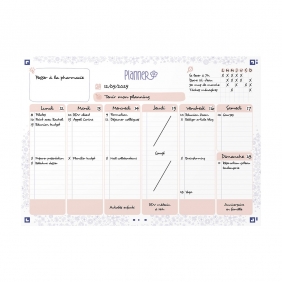 Planer tygodniowy Oxford Floral A4/60k