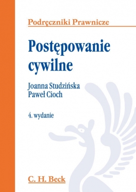 Postępowanie cywilne - Studzińska Joanna, Cioch Paweł