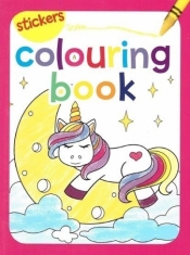 Colouring book z naklejkami. Jednorożec - Praca zbiorowa
