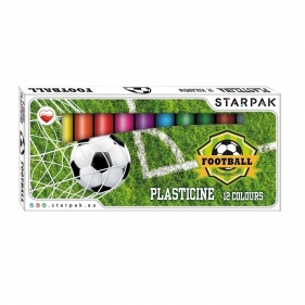 Plastelina Starpak, 12 kolorów - Football (429833)
