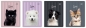 Zeszyt A5/32k kolorowa trzylinia UV - Puppy Sign, 1 szt.