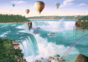 Ravensburger, Puzzle Canadian Collection 1000: Wodospad Niagara (198719)