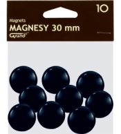 Magnesy Grand 30 mm czarne op. 10 sztuk - GRAND