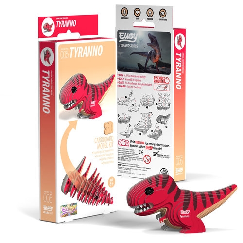 Dinozaur Tyranno Eugy. Eko Układanka 3D