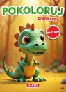 Kolorowanka Pokoloruj dinozaury z naklejkami Ratajczyk Maciej