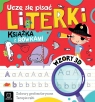 Uczę się pisać literki. Książka z rowkami. Wzory 3D. Zabawy grafomotoryczne, terapia ręki