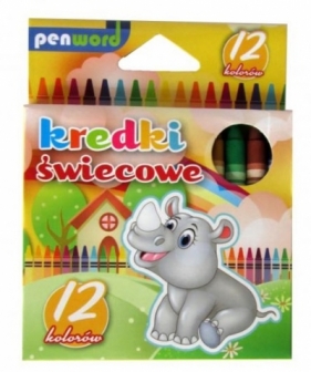 Kredki świecowe 12 kolorów (8912)