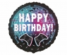 Balon foliowy Happy Birthday Kontroler 45cm