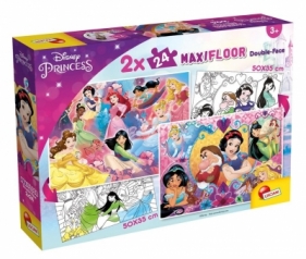 Puzzle dwustronne maxi 2 x 24 Princess