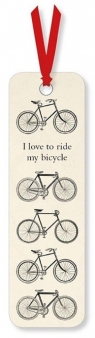 Zakładka do książki I love to Ride my Bicycle