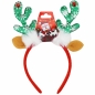 Świąteczna opaska na głowę z błyszczącym porożem