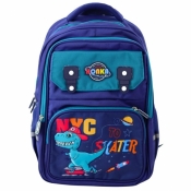 Plecak szkolny Dinozaur granatowy