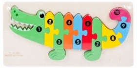 Układanka Mega Creative drewniana krokodyl (460238)