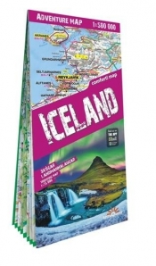 Advanture map Islandia/Iceland 1:500 000 - Opracowanie zbiorowe