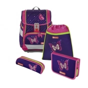 2w1 SET SZKOLNY 4 CZ "SHINY BUTTERFLY"