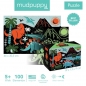 Mudpuppy, Puzzle fluorescencyjne 100: Dinozaury (MP45720)