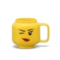 Kubek ceramiczny mała głowa LEGO - Dziewczynka (Oczko)