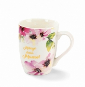 Kubek flowers "Miłego dnia Mamo!"