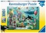 Ravensburger, Puzzle XXL 100: Świat pod wodą (12972)Wiek: 6+